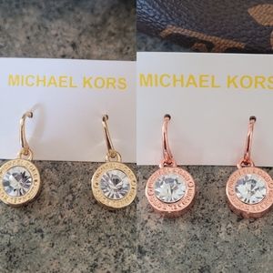 2 pairs of Michael Kors earrings